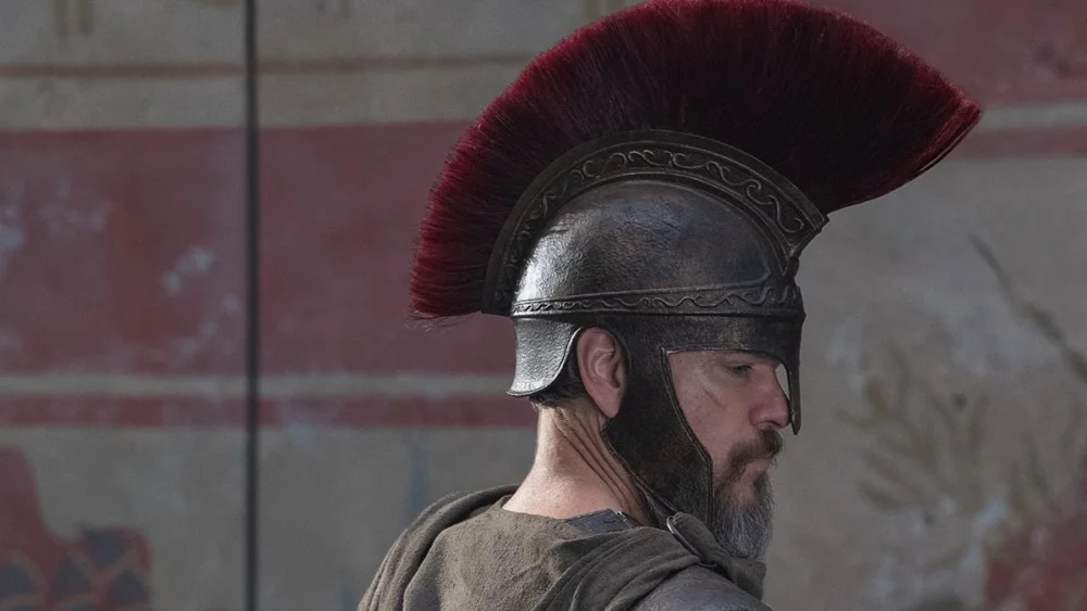 Matt Damon en Ulysse sur le tournage de The Odyssey