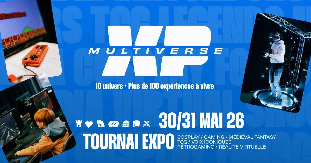 XP Multiverse à Tournai : 10 univers et 100 expériences les 30 et 31 mai