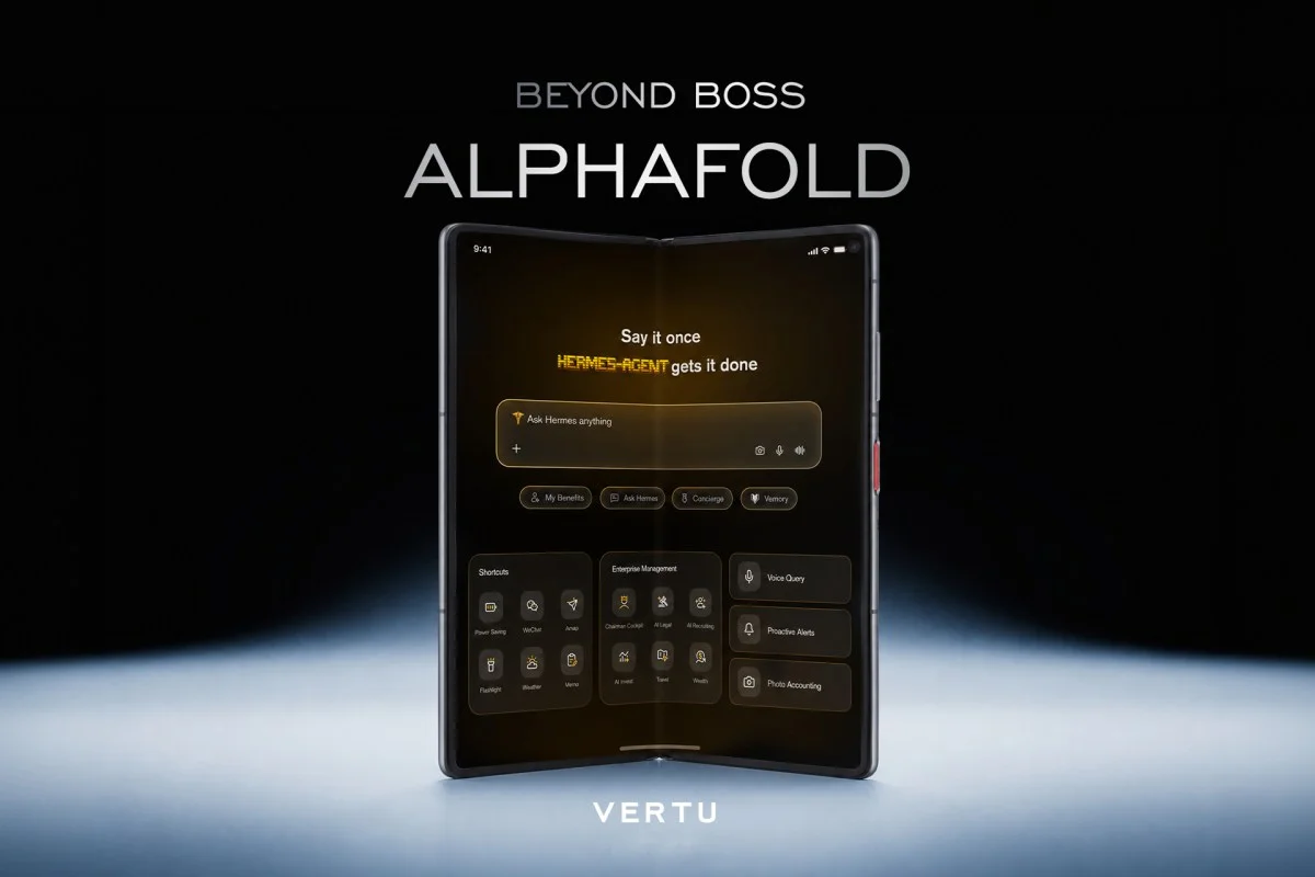 Vertu Alphafold : le pliable IA à 6 880 dollars qui veut piloter ton entreprise