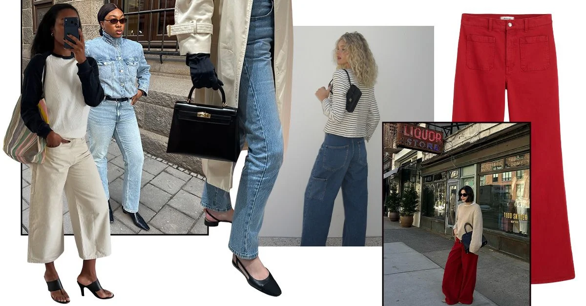 Tendance denim printemps 2026 vue dans le street style de la mode