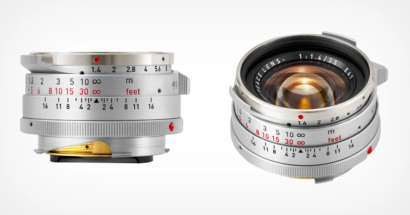 Wahei Optical Peace 35mm f/1.4 : un hommage chrome au Summilux « Steel Rim » de 1961