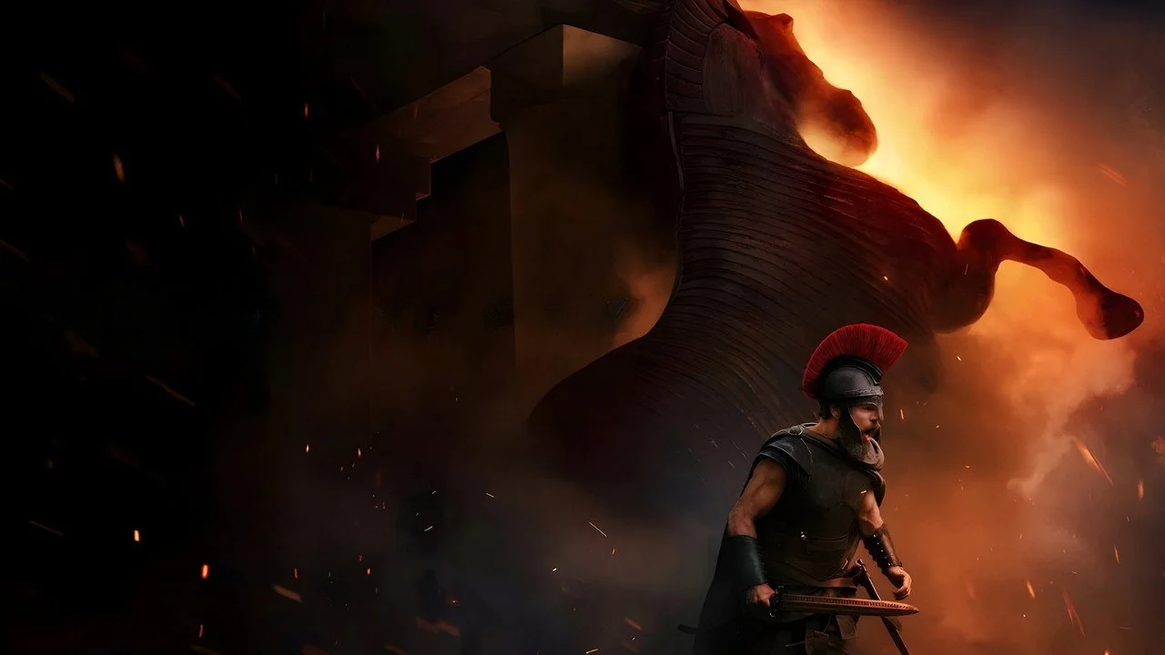 Scène de The Odyssey de Christopher Nolan tournée en IMAX