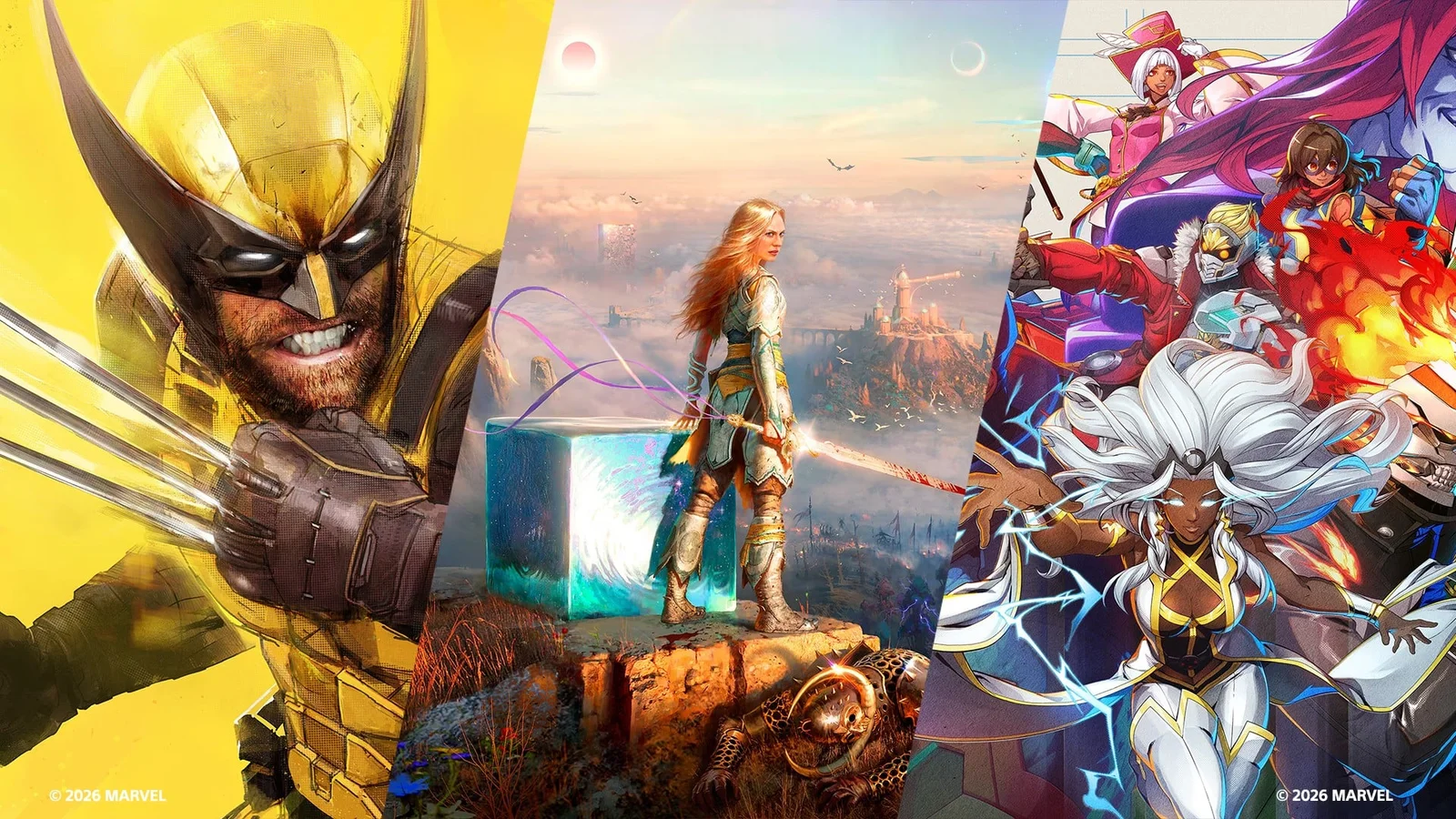 Le visuel officiel de Sony pour le San Diego Comic-Con 2026 : Marvel's Wolverine, God of War Laufey et Tokon: Fighting Souls