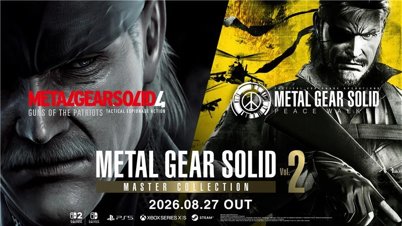 Metal Gear Solid Master Collection Vol. 2 : MGS4 enfin libéré de la PS3 le 27 août