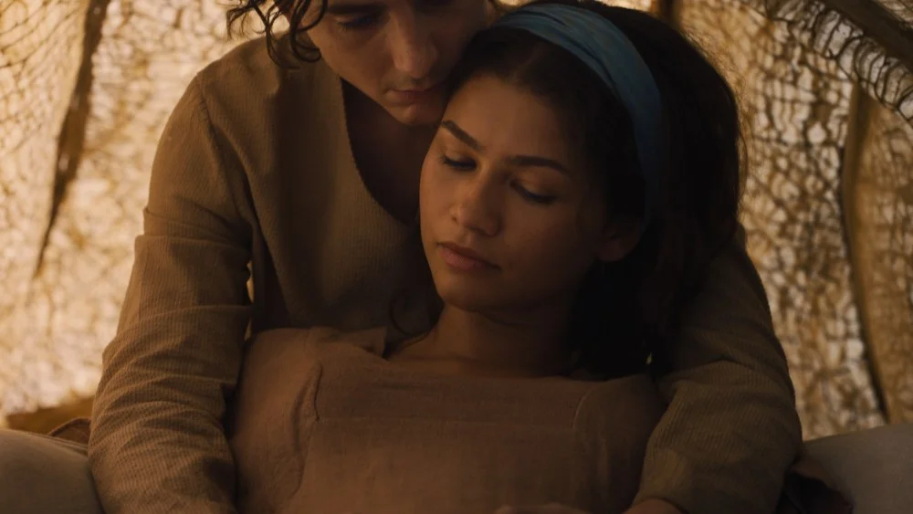 Zendaya en Chani aux côtés de Timothée Chalamet dans Dune: Part Three