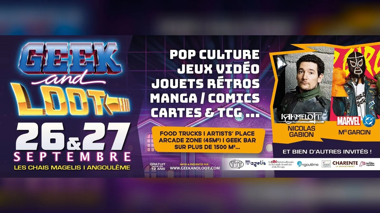 Week-end du 26-27 septembre : Japan Otaku Festival à Metz, Geek and Loot à Angoulême
